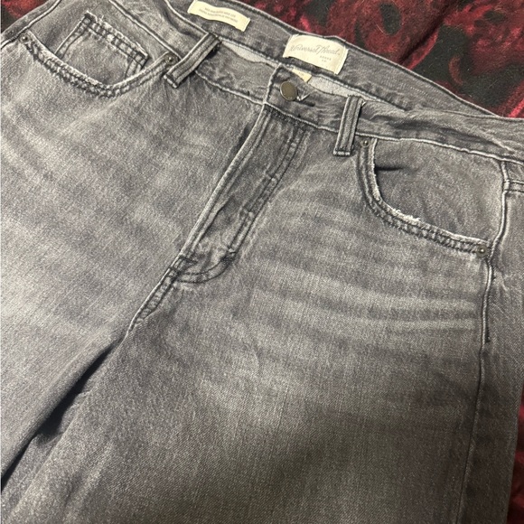 Universal Thread Gray Flare Wide Leg Jeans - Picture 6 of 11